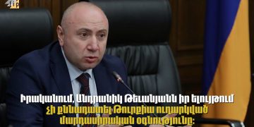 Հանրայինը Թեւանյանին վերագրել է չասված խոսքեր․ «Հայաստան» խմբակցության պատգամավորը ճիշտ է