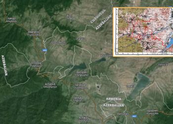Google Maps and General Staff maps of 1976 match in the areas subject to delimitation in Tavush