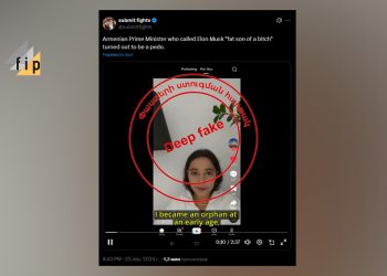 The video about Pashinyan on X is a blatant deepfake