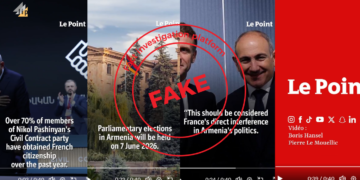 Disinformation about Armenia on X platform under the guise of the French Le Point news magazine