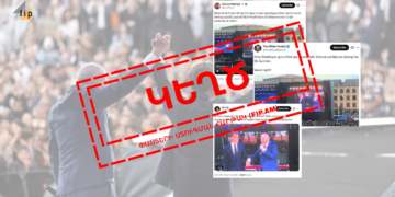 Fake video featuring Macron and Pashinyan spreads across “mushroom” websites and social media