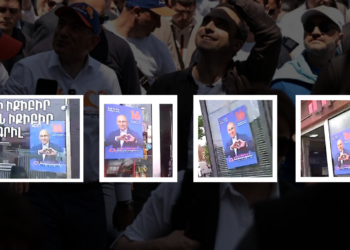 «Թաղապետն է կպցրել»․ ՔՊ-ի կամավոր-պարտադիր քարոզչական պաստառները՝ Քանաքեռ-Զեյթունի խանութներին (գաղտնի նկարահանմամբ փաստեր)