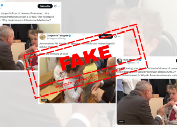 Kremlin bot network shares new fake video: Pashinyan did not hit a child