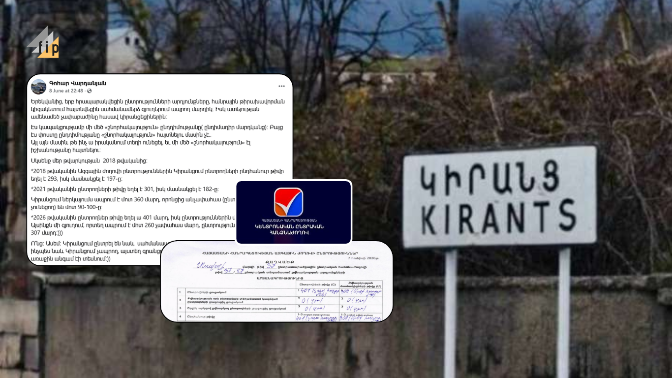 Կիրանցում քվեարկության առեղծվածային պատկերը և ԿԸՀ-ի լռությունը